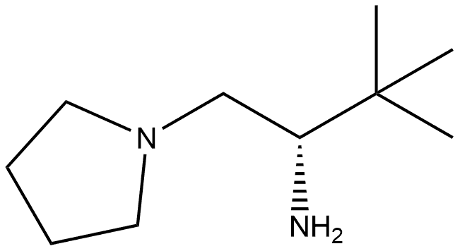 (S)-3,3-dimethyl-1-(pyrrolidin-yl)butan-2-amine Structure