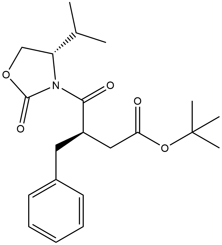 3-Oxazolidinebutanoic acid, 4-(1-methylethyl)-γ,2-dioxo-β-(phenylmethyl)-, 1,1-dimethylethyl ester, [S-(R*,S*)]- (9CI)