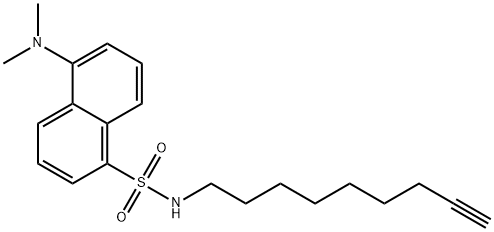 1-Naphthalenesulfonamide, 5-(dimethylamino)-N-8-nonyn-1-yl- 结构式
