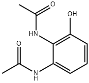 Acetamide, N,N'-(3-hydroxy-1,2-phenylene)bis- Structure