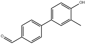 4-(4-Formylphenyl)-2-methylphenol Structure