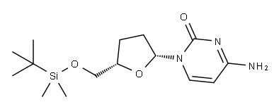 2(1H)-Pyrimidinone, 4-amino-1-[(2R,5S)-5-[[[(1,1-dimethylethyl)dimethylsilyl]oxy]methyl]tetrahydro-2-furanyl]-