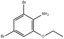 Benzenamine, 2,4-dibromo-6-ethoxy- Struktur