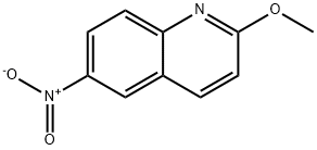 Quinoline, 2-methoxy-6-nitro- 结构式