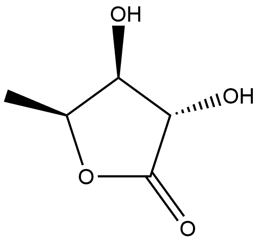 5-Deoxy-L-xylonic Acid γ-Lactone Struktur
