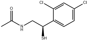 Acetamide, N-[(2R)-2-(2,4-dichlorophenyl)-2-mercaptoethyl]- Struktur