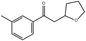 2-(四氢呋喃-2-基)-1-(3-甲氧基苯基)乙酮 结构式