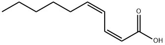 2,4-Decadienoic acid, (2Z,4Z)- 结构式