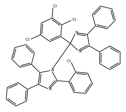 1H-Imidazole, 2-(2-chlorophenyl)-1-[4,5-diphenyl-2-(2,3,5-trichlorophenyl)-2H-imidazol-2-yl]-4,5-diphenyl-