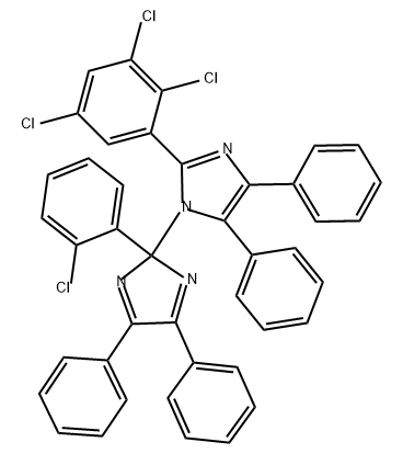 1H-Imidazole, 1-[2-(2-chlorophenyl)-4,5-diphenyl-2H-imidazol-2-yl]-4,5-diphenyl-2-(2,3,5-trichlorophenyl)-