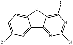 Benzofuro[3,2-d]pyrimidine, 8-bromo-2,4-dichloro- 结构式