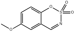 1,2,3-Benzoxathiazine, 6-methoxy-, 2,2-dioxide 结构式