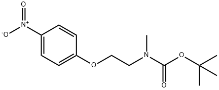 Carbamic acid, N-methyl-N-[2-(4-nitrophenoxy)ethyl]-, 1,1-dimethylethyl ester