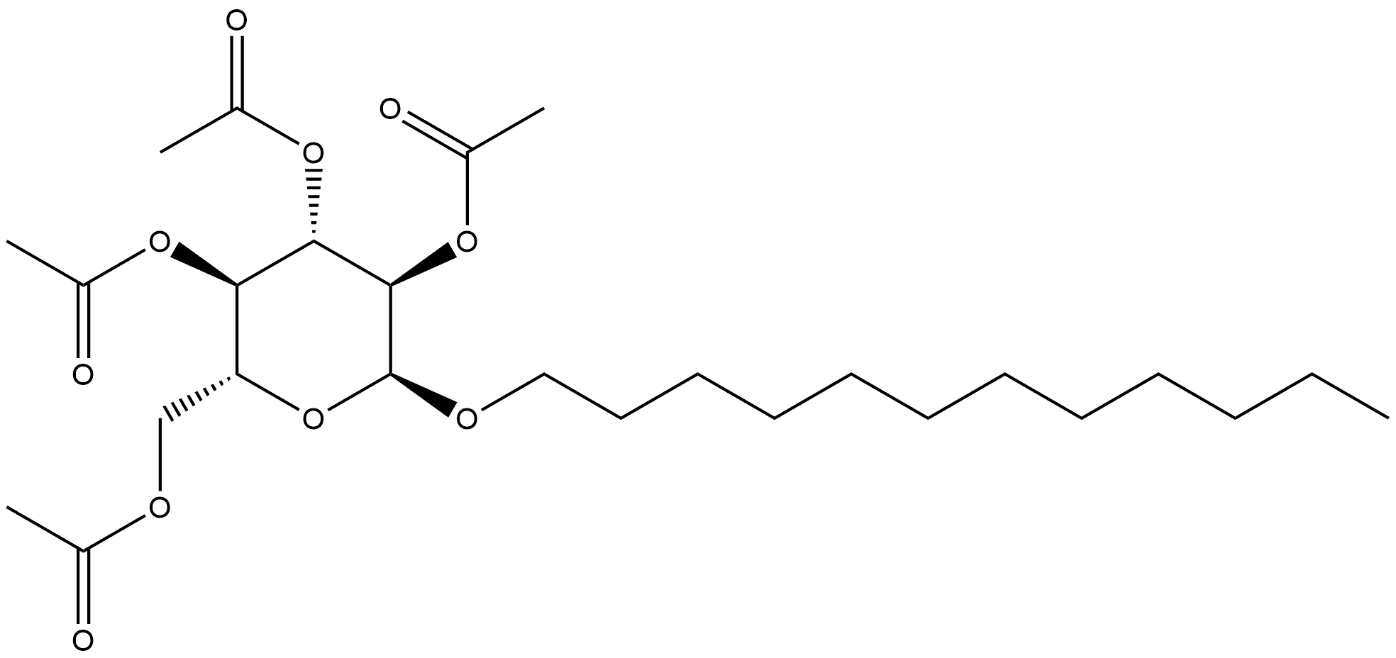 α-D-Glucopyranoside, dodecyl, 2,3,4,6-tetraacetate