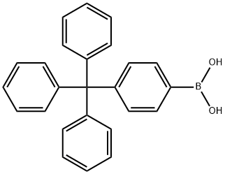 Boronic acid, B-[4-(triphenylmethyl)phenyl]- Structure