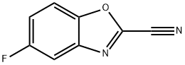 2-Benzoxazolecarbonitrile, 5-fluoro- 结构式