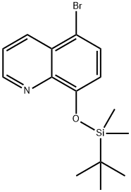 5-Bromo-8-[[tert-butyl(dimethyl)silyl]oxy]quinoline Struktur