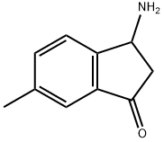 1H-Inden-1-one, 3-amino-2,3-dihydro-6-methyl- 结构式