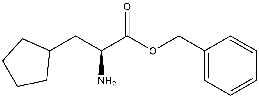 S-Cyclopentylalanine phenylmethyl ester Structure