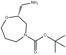 1174020-35-9 1,4-Oxazepine-4(5H)-carboxylic acid, 2-(aminomethyl)tetrahydro-, 1,1-dimethylethyl ester, (2R)-