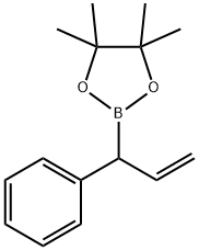 1,3,2-Dioxaborolane, 4,4,5,5-tetramethyl-2-(1-phenyl-2-propen-1-yl)- Structure