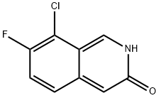 8-氯-7-氟异喹啉-3-酚, 1175272-65-7, 结构式