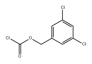 Carbonochloridic acid, (3,5-dichlorophenyl)methyl ester Structure