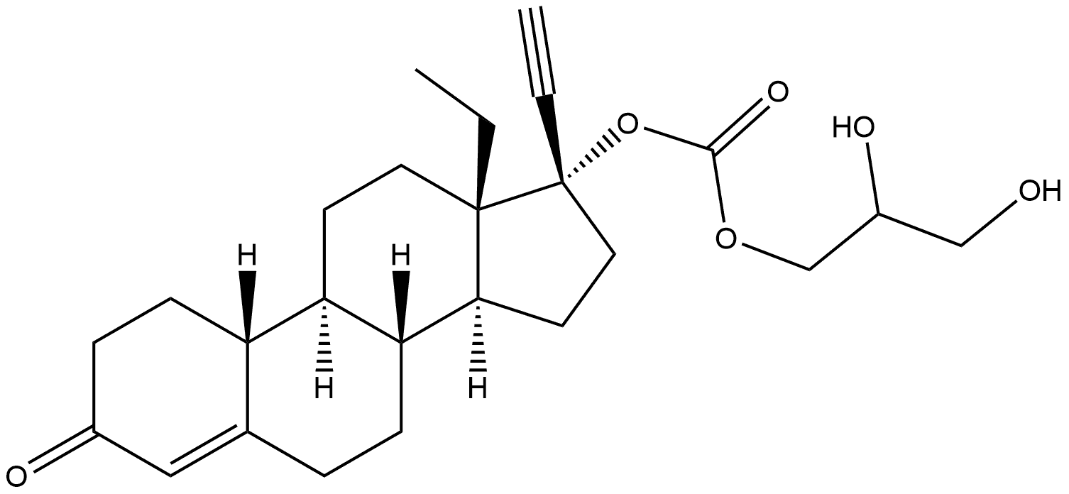 Levonorgestrel Glycidol Structure