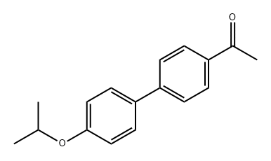Ethanone, 1-[4'-(1-methylethoxy)[1,1'-biphenyl]-4-yl]- Struktur