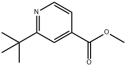 4-Pyridinecarboxylic acid, 2-(1,1-dimethylethyl)-, methyl ester Struktur
