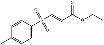 2-Propenoic acid, 3-[(4-methylphenyl)sulfonyl]-, ethyl ester, (2E)- Struktur