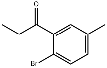 1-Propanone, 1-(2-bromo-5-methylphenyl)- Structure
