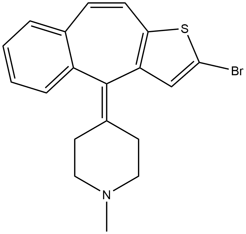 酮替芬杂质5, 1176779-89-7, 结构式