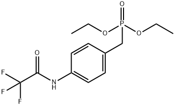 4-(4-(Di(ethoxyphosphono)methyl)phenylcarbamate 结构式