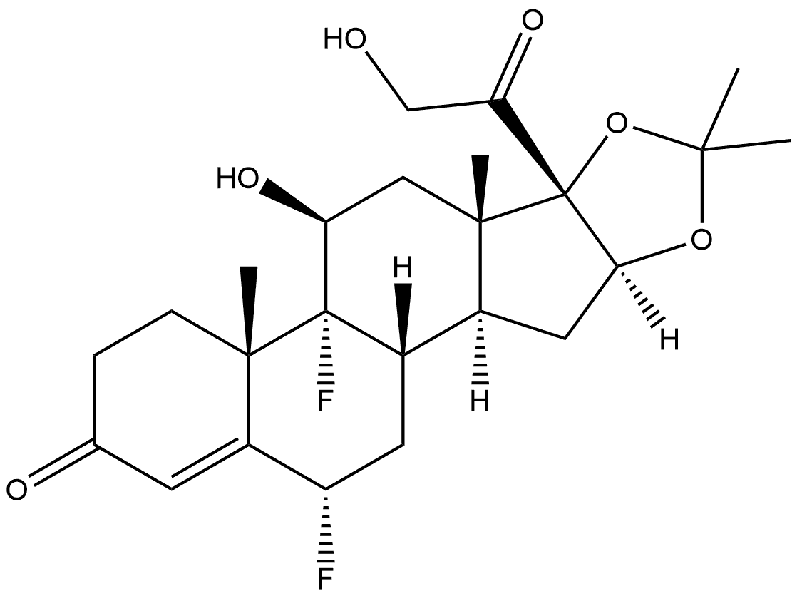 氟轻松杂质, 1178-54-7, 结构式