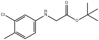 (3-氯-4-甲基苯基)甘氨酸叔丁酯, 1178205-08-7, 结构式