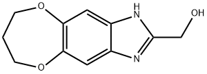 1H,6H-[1,4]Dioxepino[2,3-f]benzimidazole-2-methanol, 7,8-dihydro- Structure