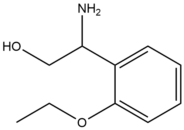 2-amino-2-(2-ethoxyphenyl)ethan-1-ol 结构式