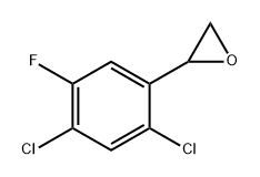 Oxirane, 2-(2,4-dichloro-5-fluorophenyl)- Struktur