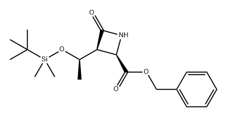 2-Azetidinecarboxylic acid, 3-[(1R)-1-[[(1,1-dimethylethyl)dimethylsilyl]oxy]ethyl]-4-oxo-, phenylmethyl ester, (2R,3S)-