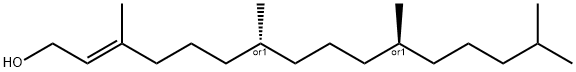 2-Hexadecen-1-ol, 3,7,11,15-tetramethyl-, (2E,7R,11S)-rel- Structure