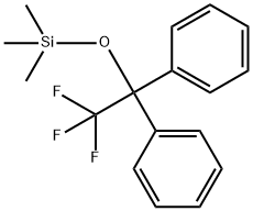 Benzene, 1,1'-[2,2,2-trifluoro-1-[(trimethylsilyl)oxy]ethylidene]bis- 化学構造式