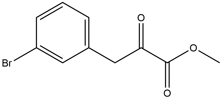 BENZENEPROPANOIC ACID, 3-BROMO-伪-OXO-, METHYL, 1181696-34-3, 结构式