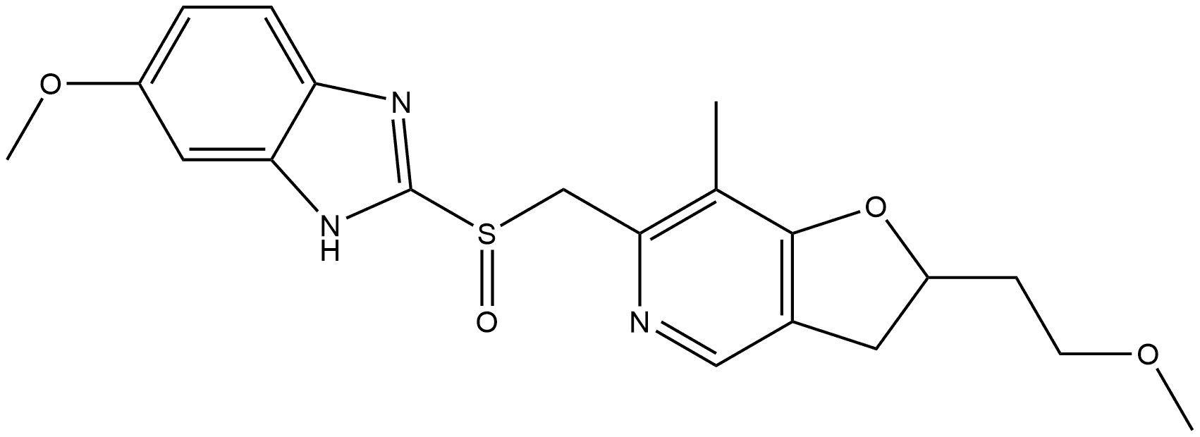 Anaprazole Impurity 30 Struktur