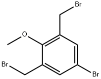 Benzene, 5-bromo-1,3-bis(bromomethyl)-2-methoxy- 结构式