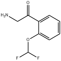 2-氨基-1-(2-(二氟甲氧基)苯基)乙烷-1-酮, 1182790-62-0, 结构式