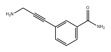 3-(3-氨基丙-1-炔-1-基)苯甲酰胺, 1184037-08-8, 结构式