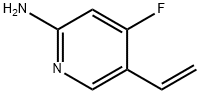 4-氟-5-乙烯基吡啶-2-胺, 1185767-17-2, 结构式
