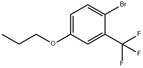 1-Bromo-4-propoxy-2-(trifluoromethyl)benzene,1186482-11-0,结构式