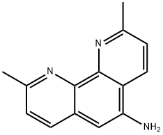 2,9-二甲基-1,10-菲咯啉-5-胺, 118752-28-6, 结构式